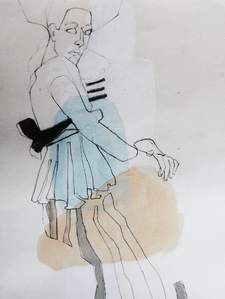 Elegante bozzetto di moda da Doris Schmitz