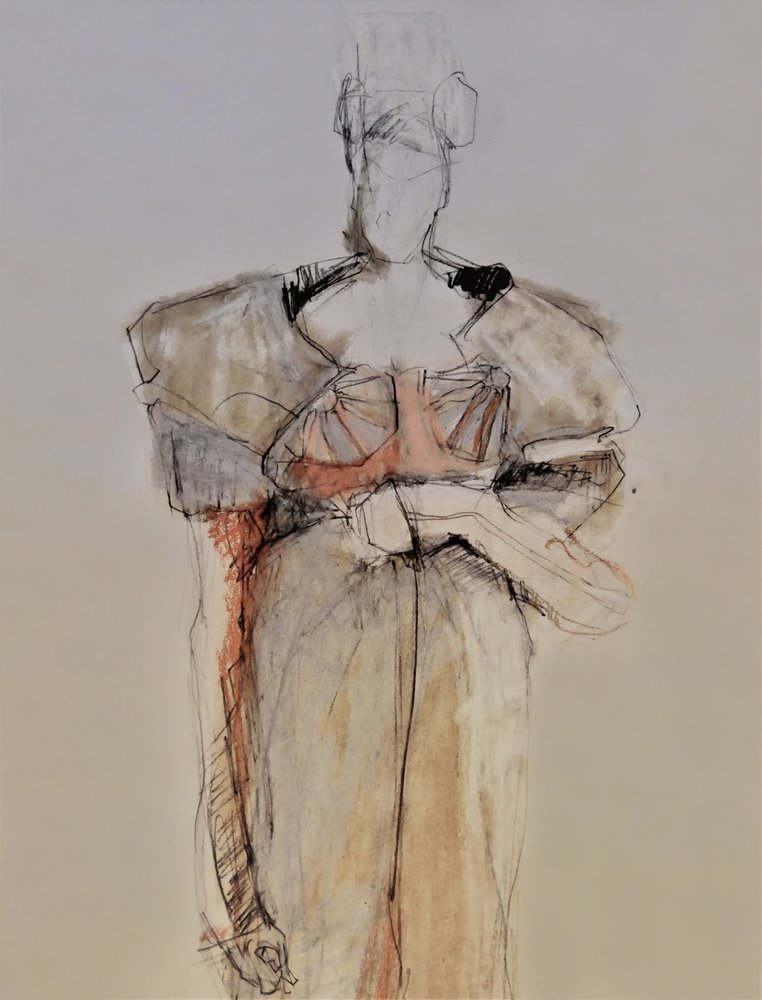 Elegante bozzetto di moda da Doris Schmitz
