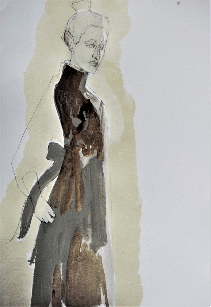 Schizzo di moda: donna elegante da Doris Schmitz