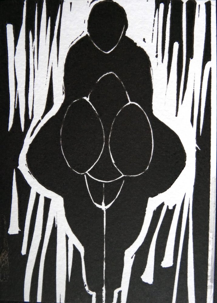 Figura espressiva in bianco e nero da Doris Schmitz