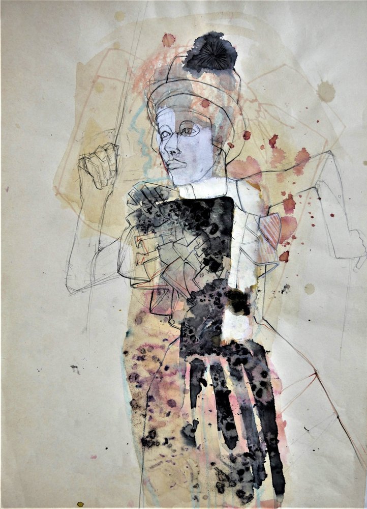 Figura femminile espressiva da Doris Schmitz