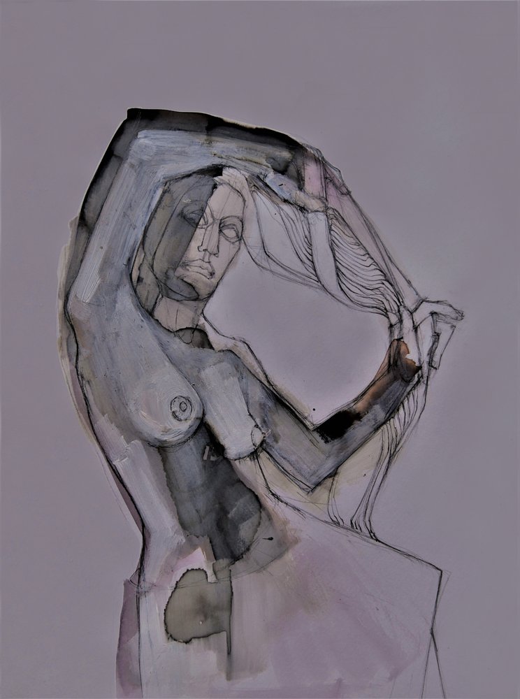Figura femminile espressiva da Doris Schmitz
