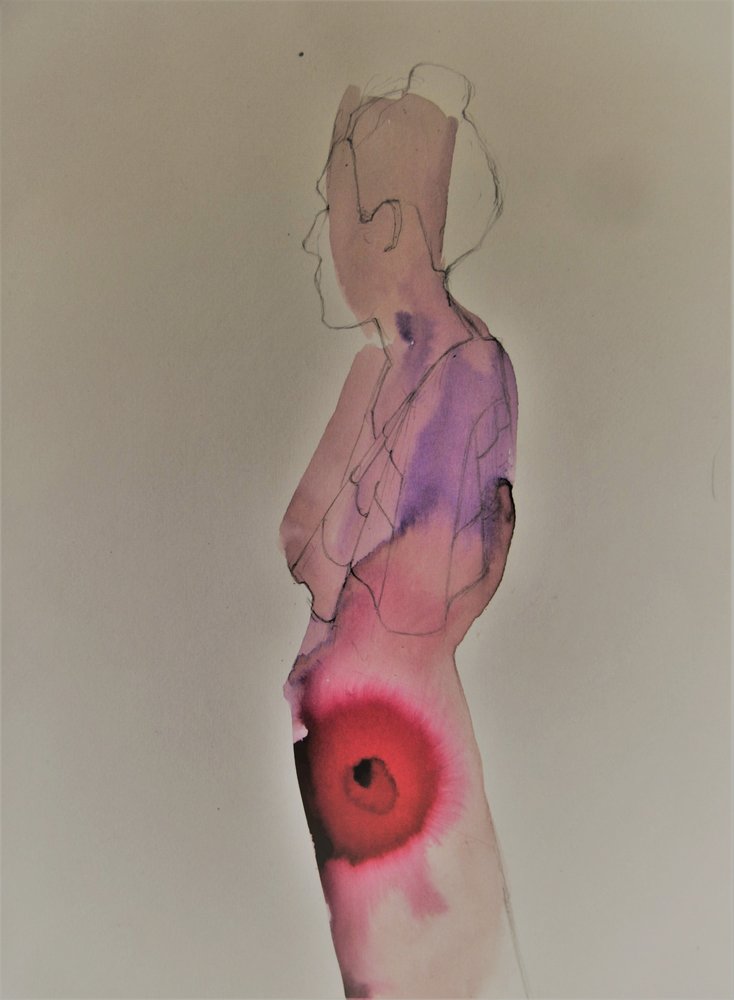 Forma femminile rossa da Doris Schmitz