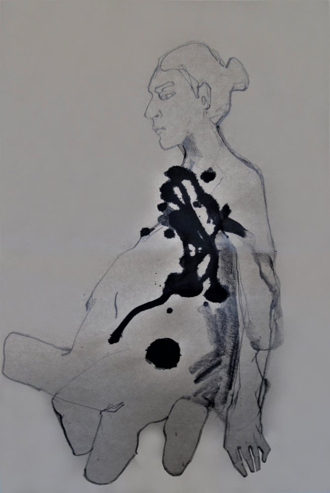 Figura con inchiostro scuro da Doris Schmitz