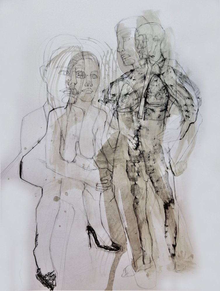 Figure umane a strati da Doris Schmitz