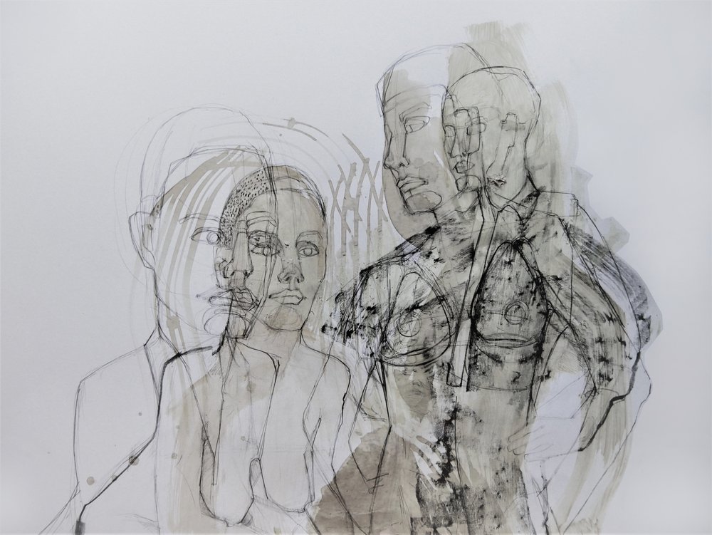Forme umane stratificate da Doris Schmitz