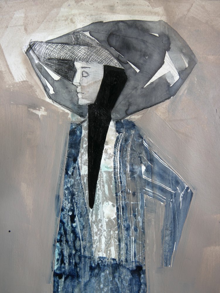 La donna misteriosa con il cappello da Doris Schmitz