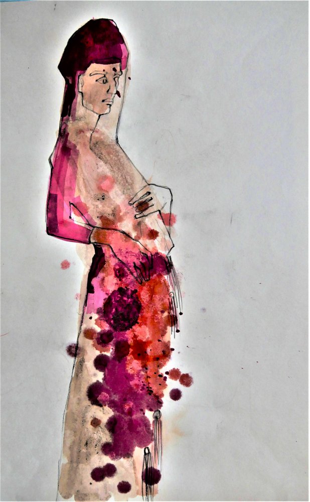 Bellezza orientale in rosso da Doris Schmitz