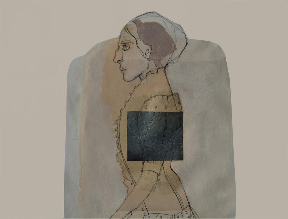 Profilo di una donna pensierosa da Doris Schmitz