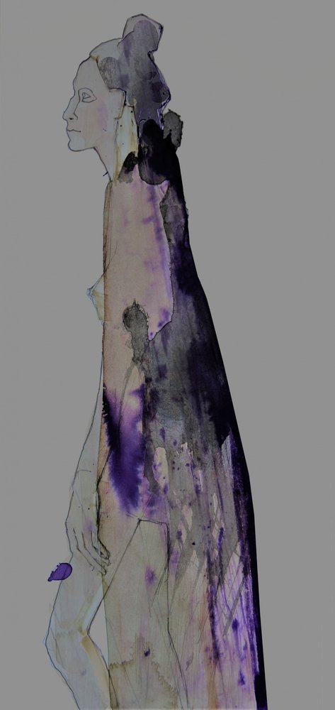 Forma fluida viola da Doris Schmitz