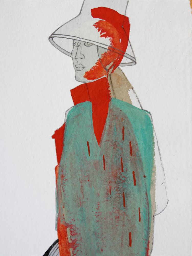 Figura di moda "Red Splash" da Doris Schmitz