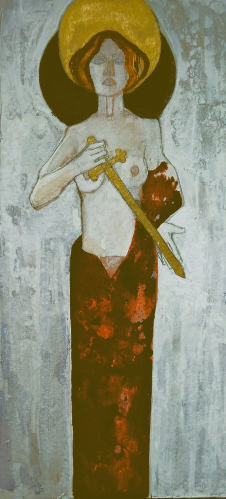 Guerriero sacro con la spada da Doris Schmitz