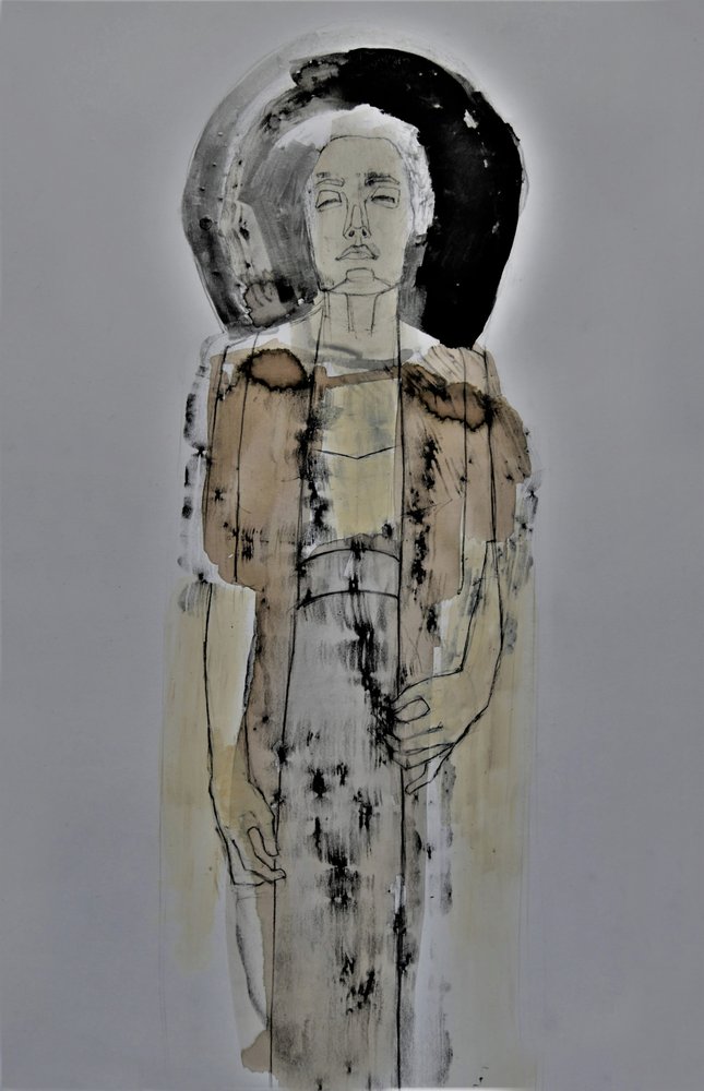 Figura astratta serena da Doris Schmitz