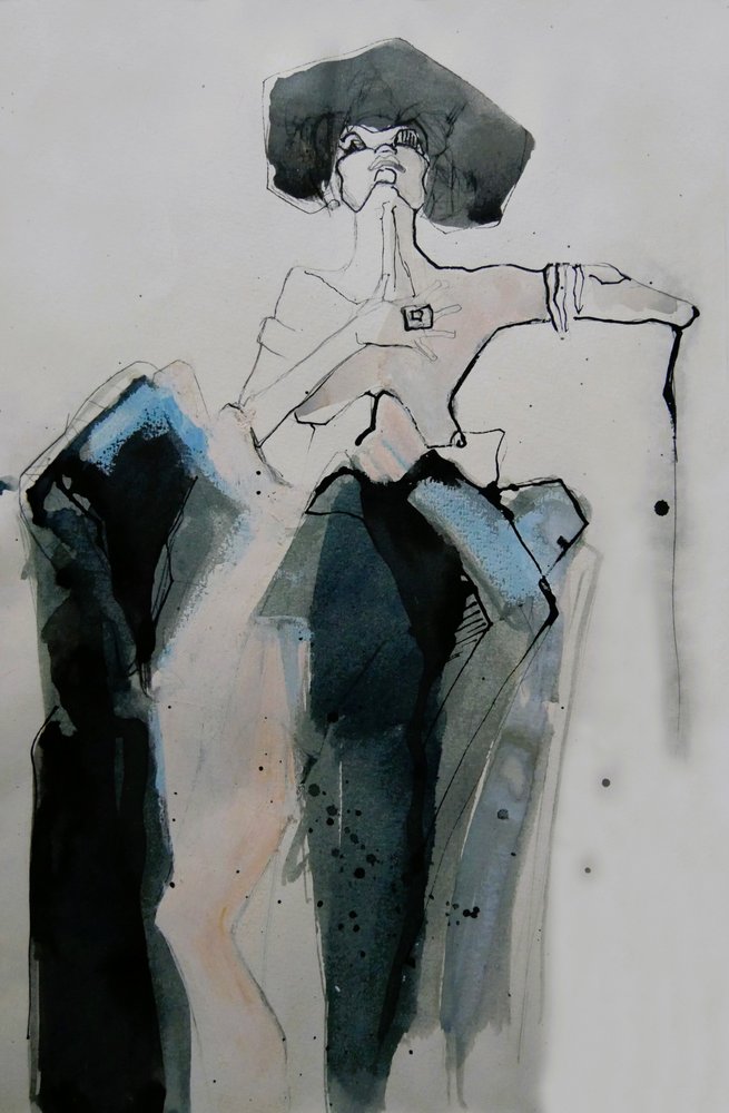 Ritratto di moda stilizzato da Doris Schmitz