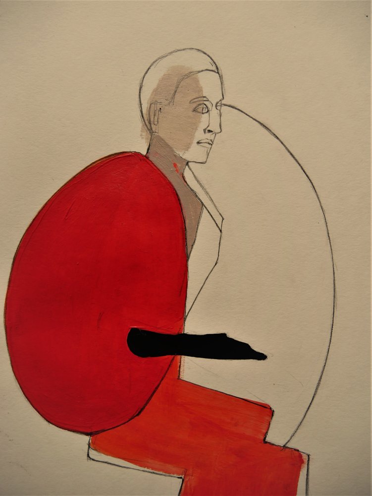 La donna in rosso da Doris Schmitz