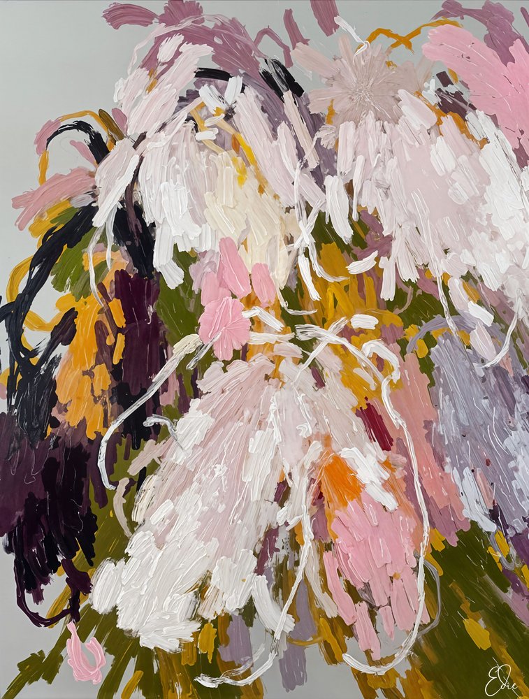 Fiori astratti dai colori vivaci da Edie