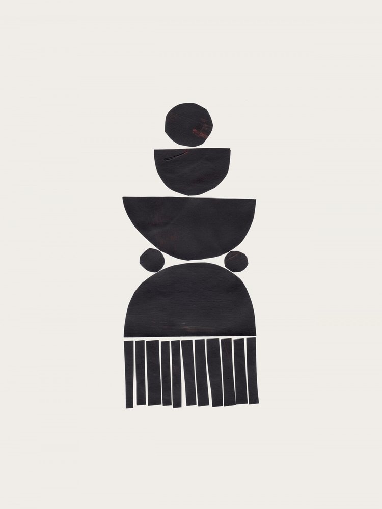 Totem geometrico astratto da Ejaaz Haniff