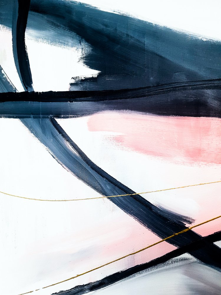 Abstract: Flusso di linee dorate da Ejaaz Haniff