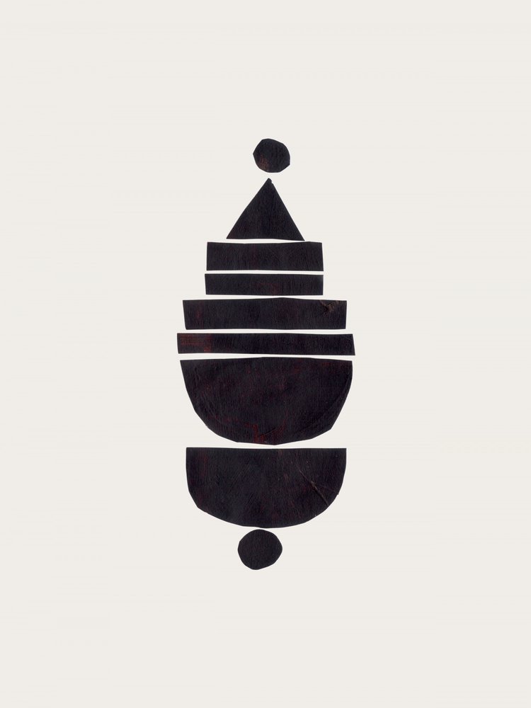 Equilibrio geometrico nero da Ejaaz Haniff