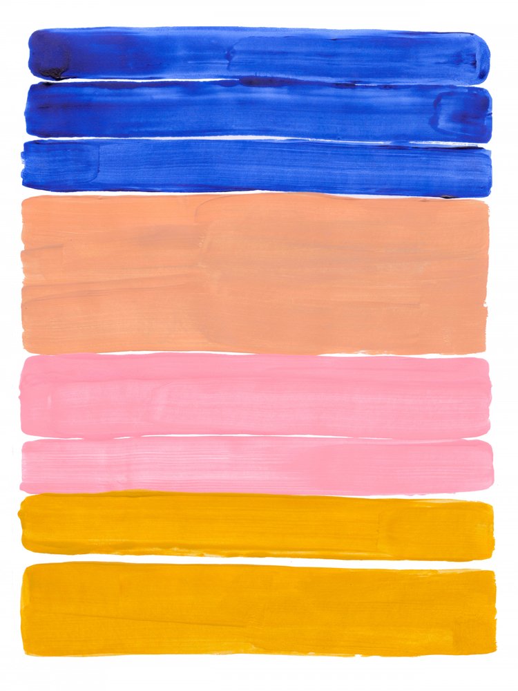 Tratti di colore a strati da Ejaaz Haniff