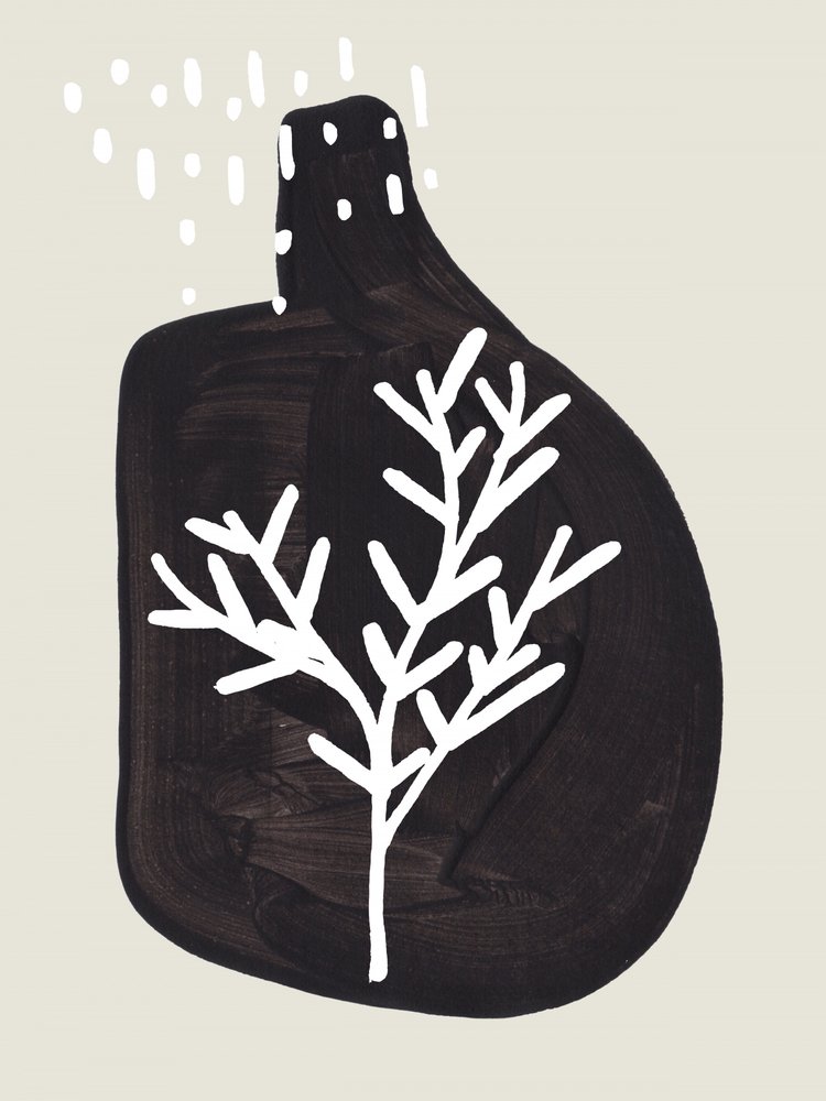 Albero invernale minimalista da Ejaaz Haniff
