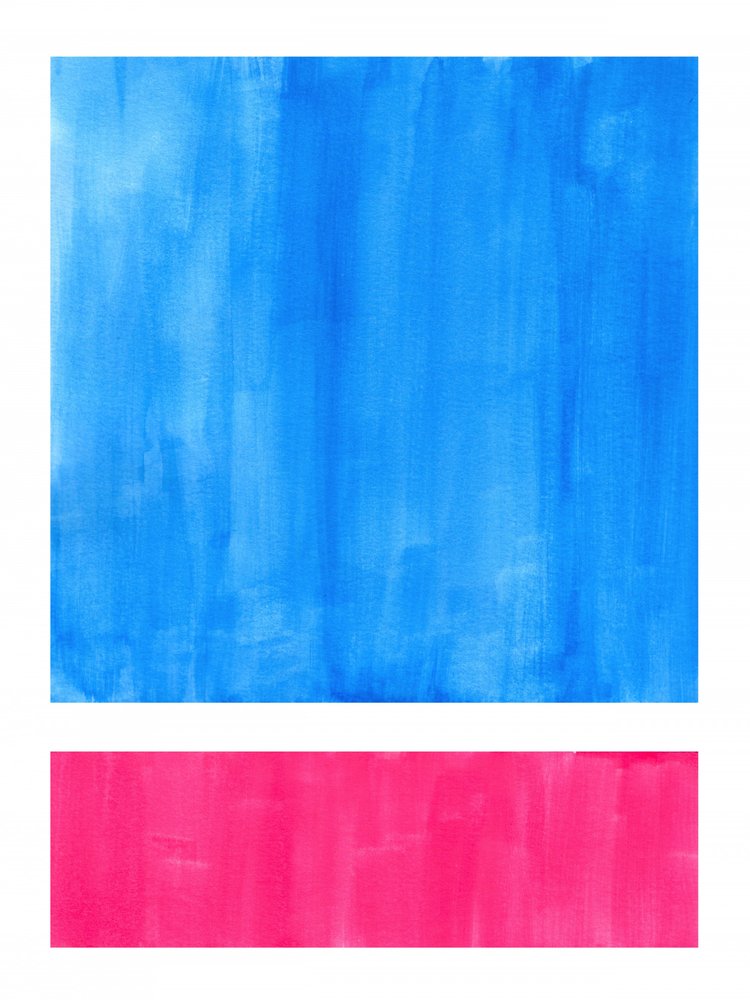 Moderno, blu, rosa, astratto da Ejaaz Haniff