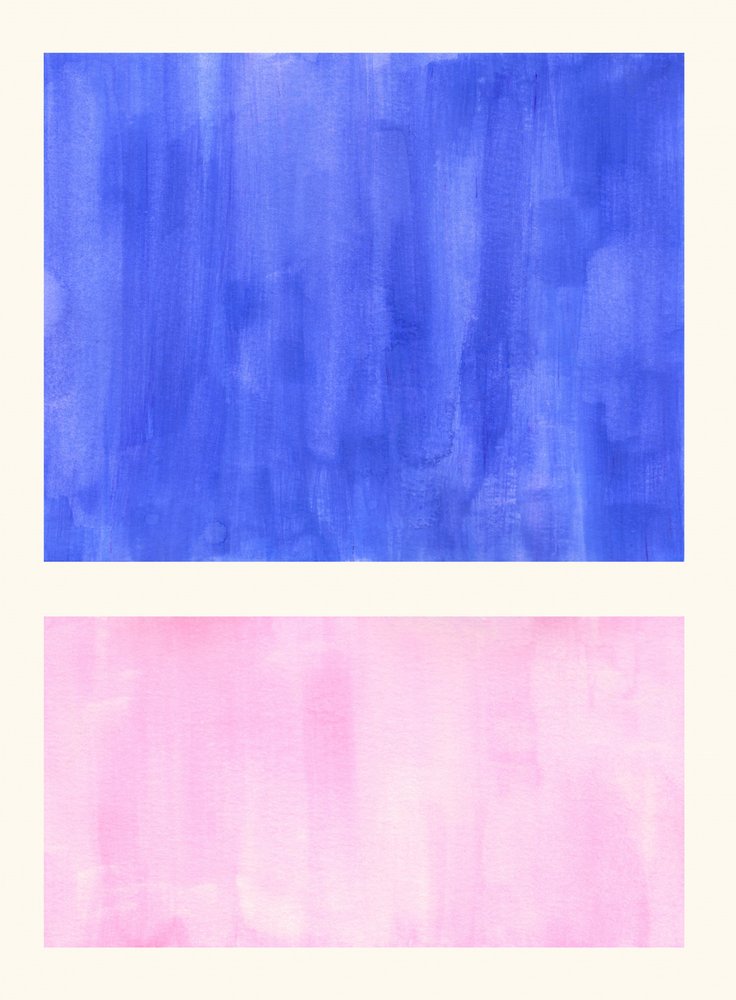Astrofora: blu, rosa, astratto da Ejaaz Haniff