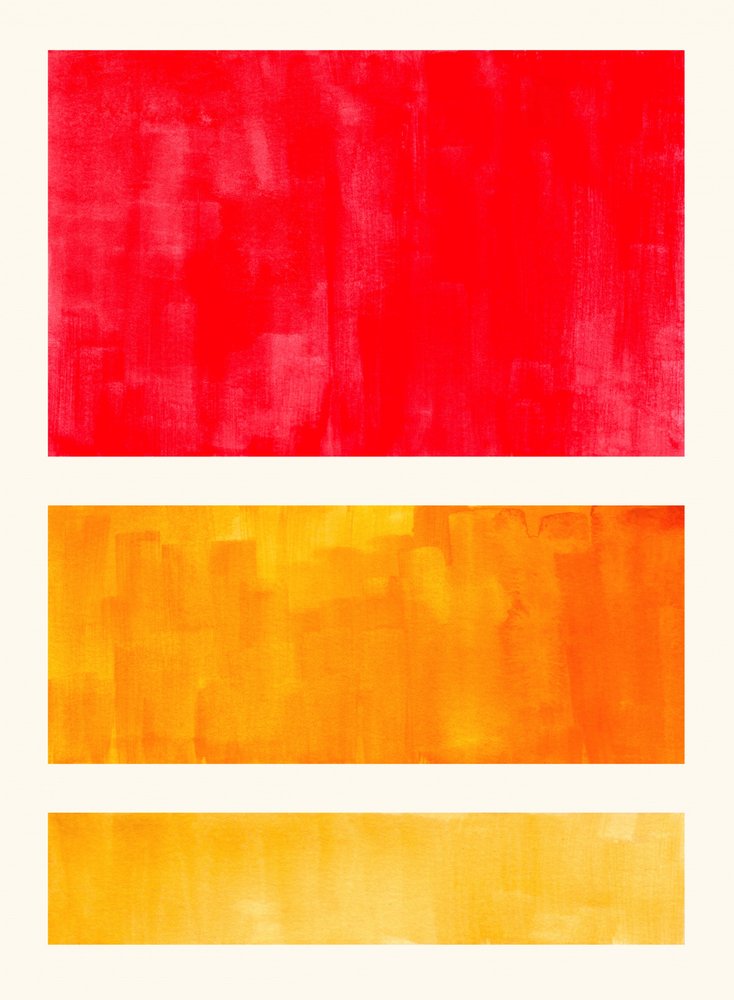 Blocchi di colori caldi da Ejaaz Haniff