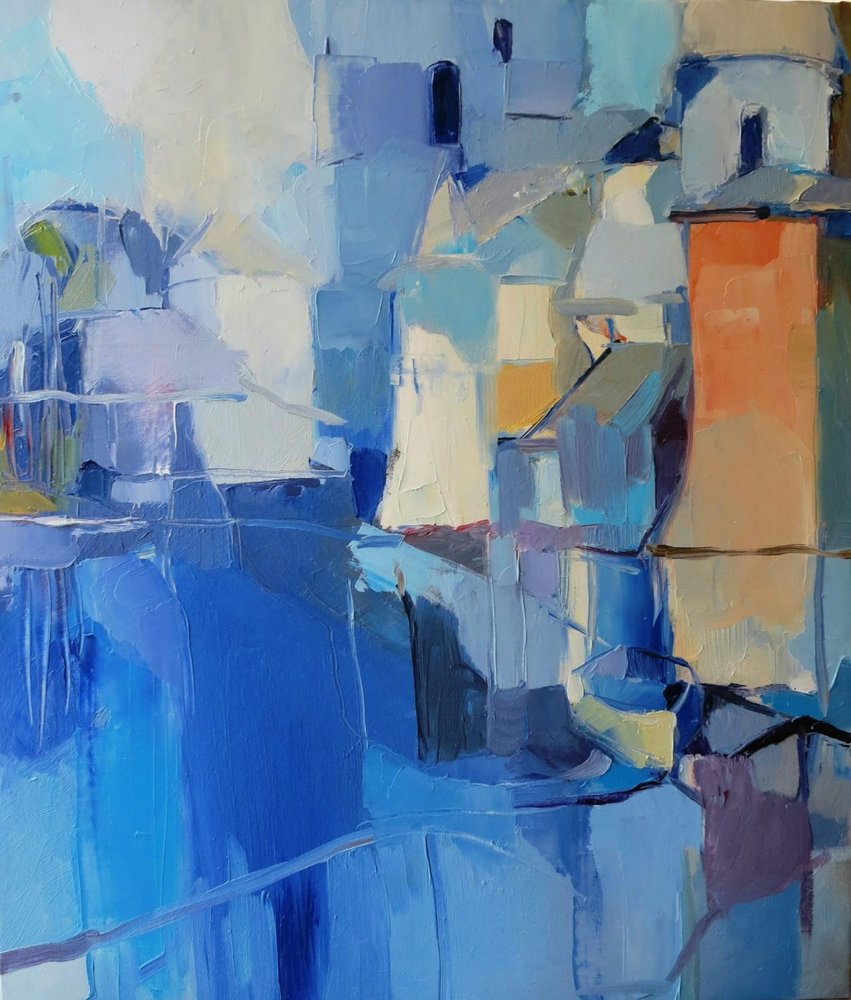 Riflessi costieri dai colori vivaci da Elena Shraibman