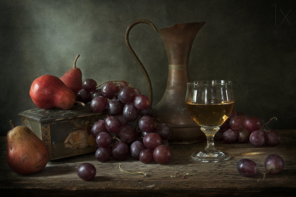 Tavola con natura morta autunnale da Eleonora Grigorjeva