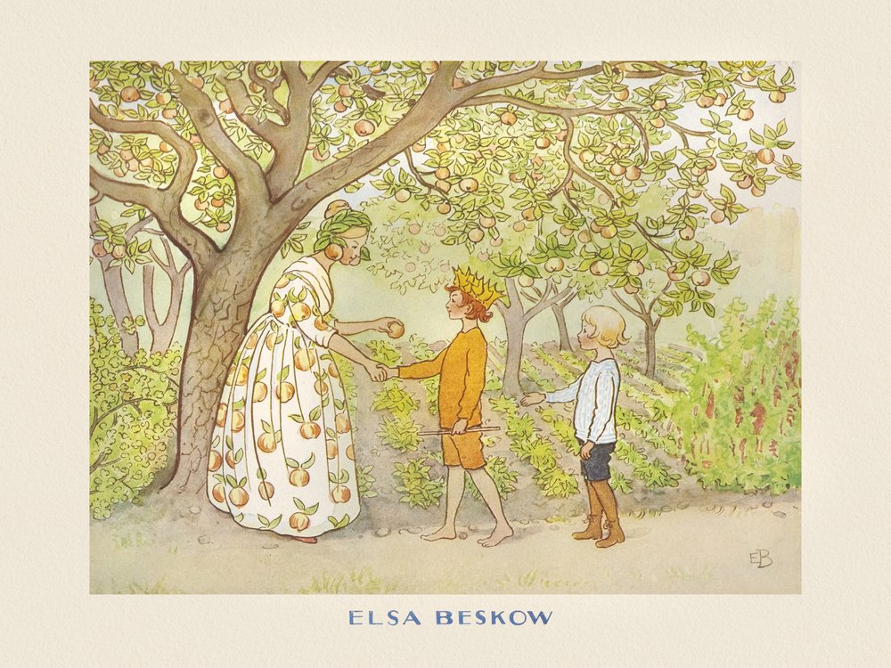 Lasse il Piccolo in giardino da Elsa Beskow