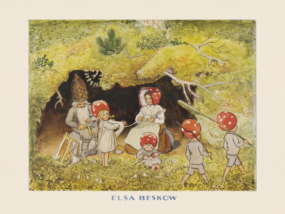 I bambini di Tomotebo La famiglia da Elsa Beskow