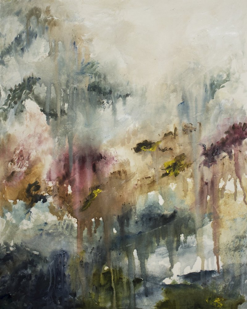 Il flusso del giardino nebbioso da Emily Tingey