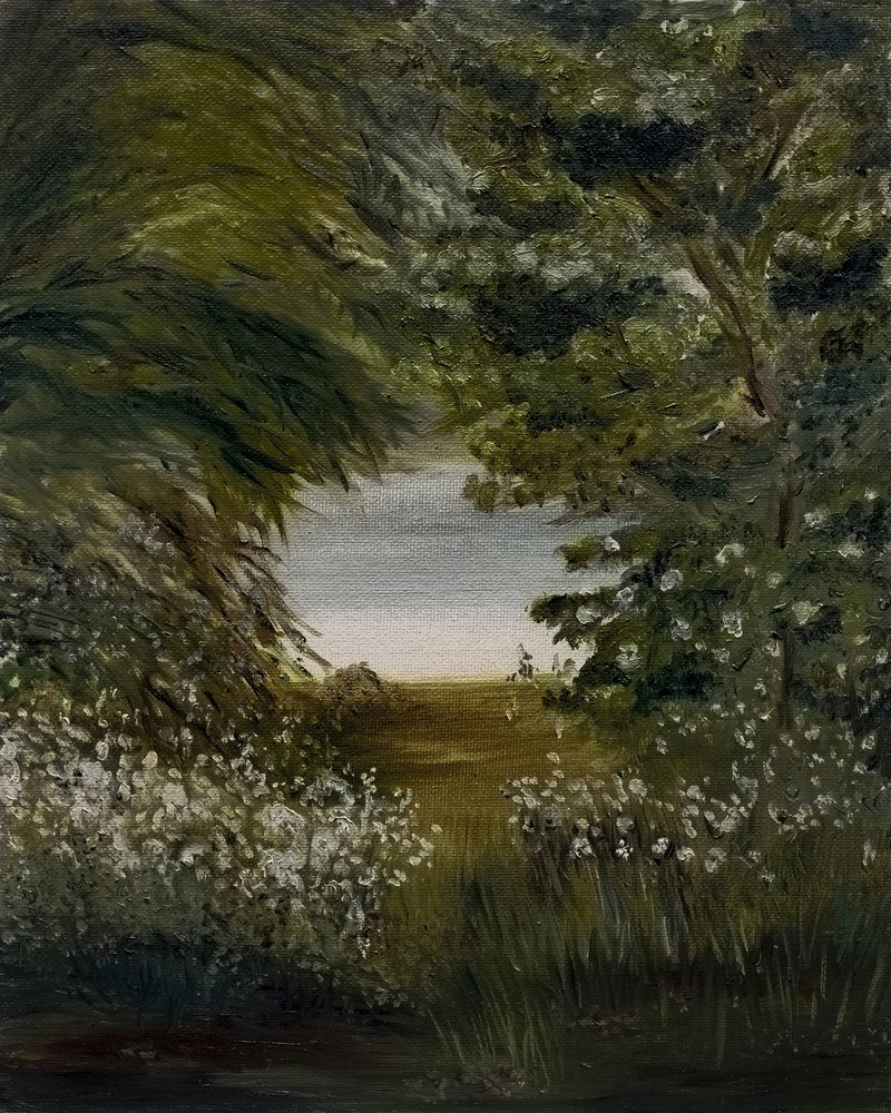 Sentiero tranquillo verso il lago da Emily Tingey