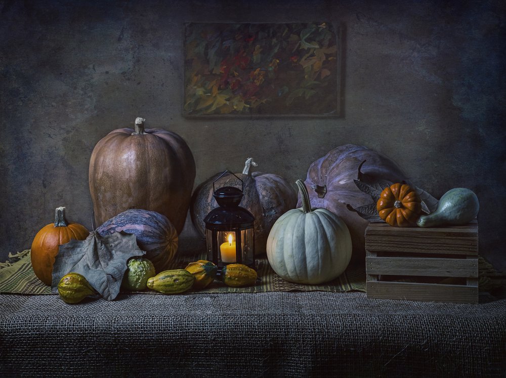 Zucche del raccolto autunnale da Esteban Rios