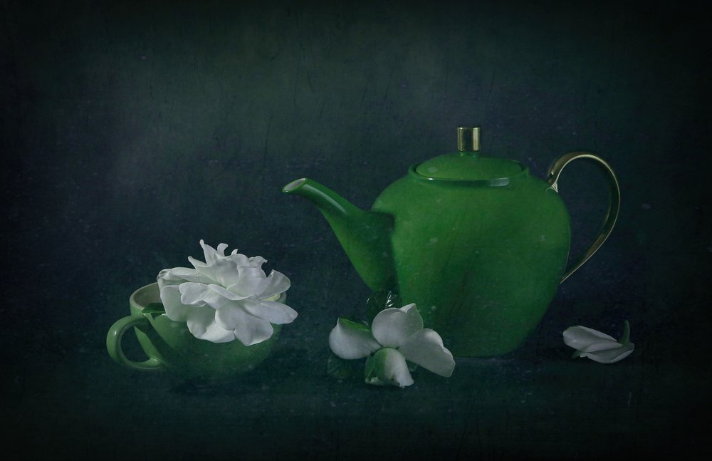 Teiera verde Gardenia da Fangping Zhou