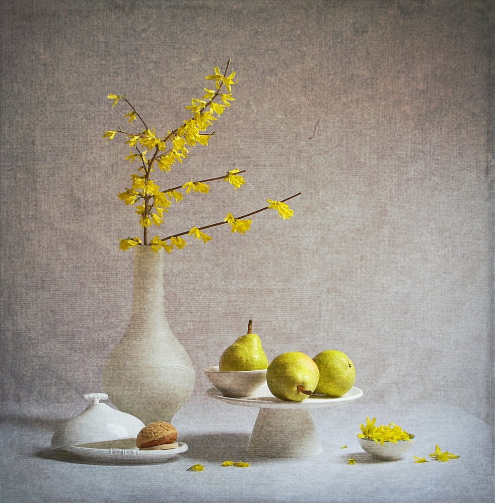 Fiori gialli, pere verdi da Fangping Zhou