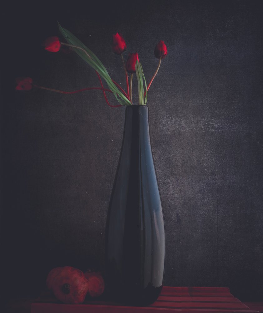 Eleganti tulipani rossi da Farid Kazamil