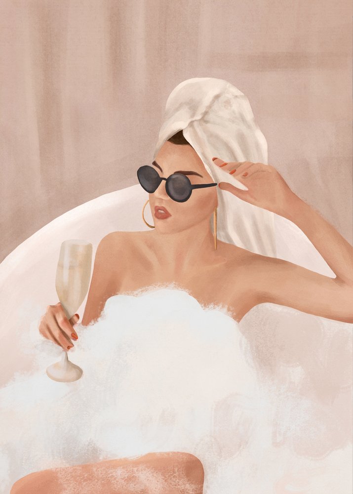 Bagnoschiuma chic da Flow Line