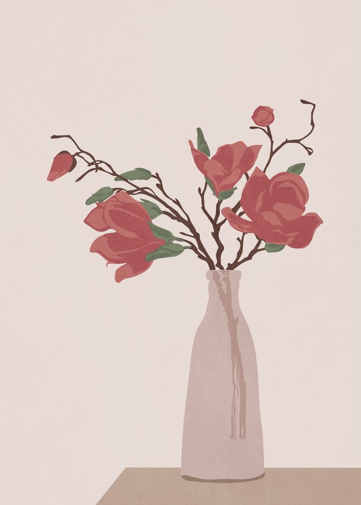 Eleganti vasi Magnolia da Flow Line