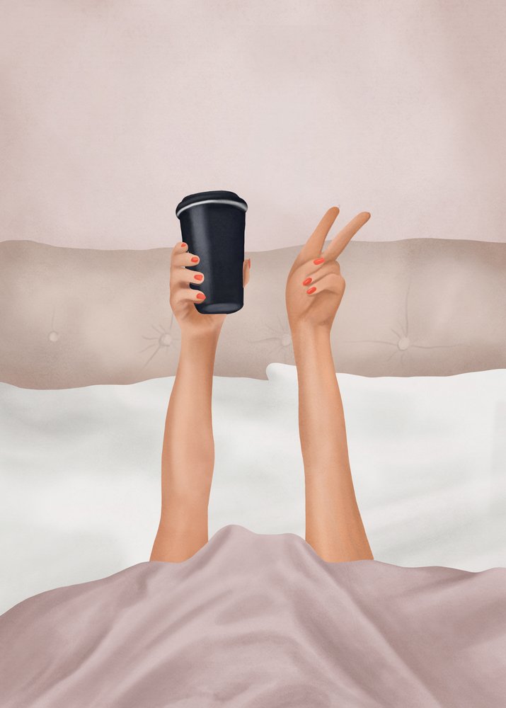 Il caffè del mattino: un momento di pace da Flow Line