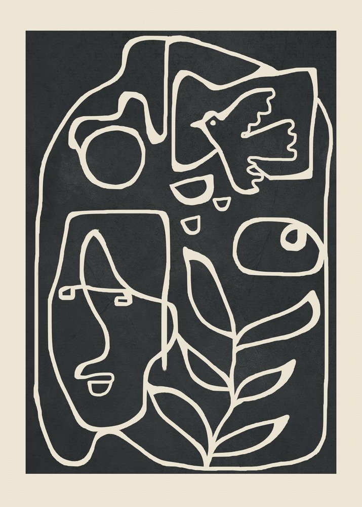 Disegni al tratto tranquilli da Flow Line