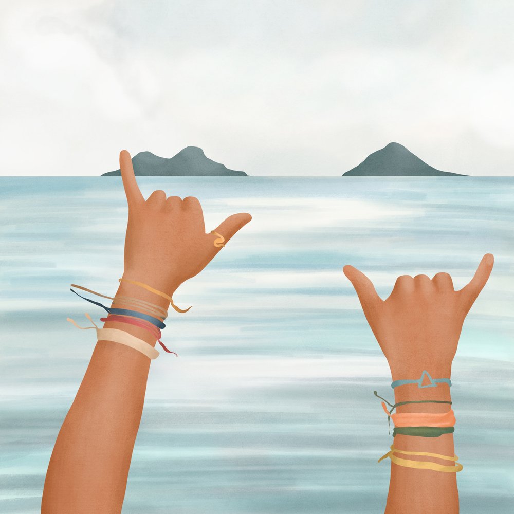 Shaka Hands Oceano tropicale da Flow Line
