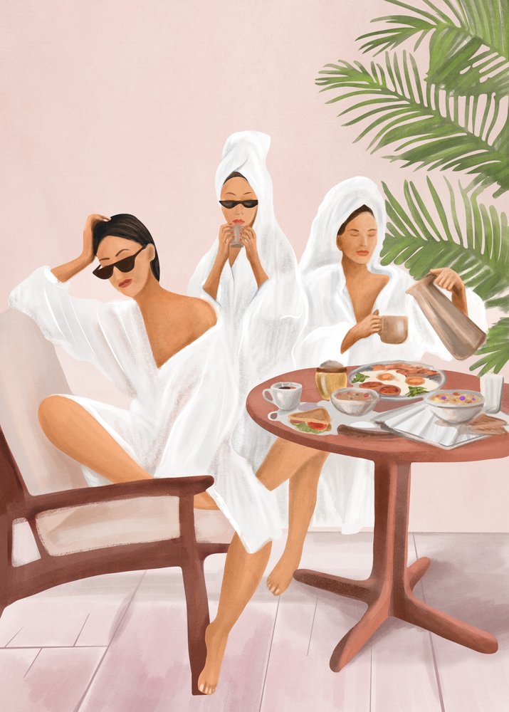 Brunch elegante in stile spa da Flow Line