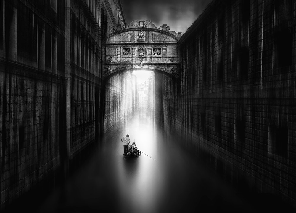 Luce sul canale di Venezia da Fran Osuna