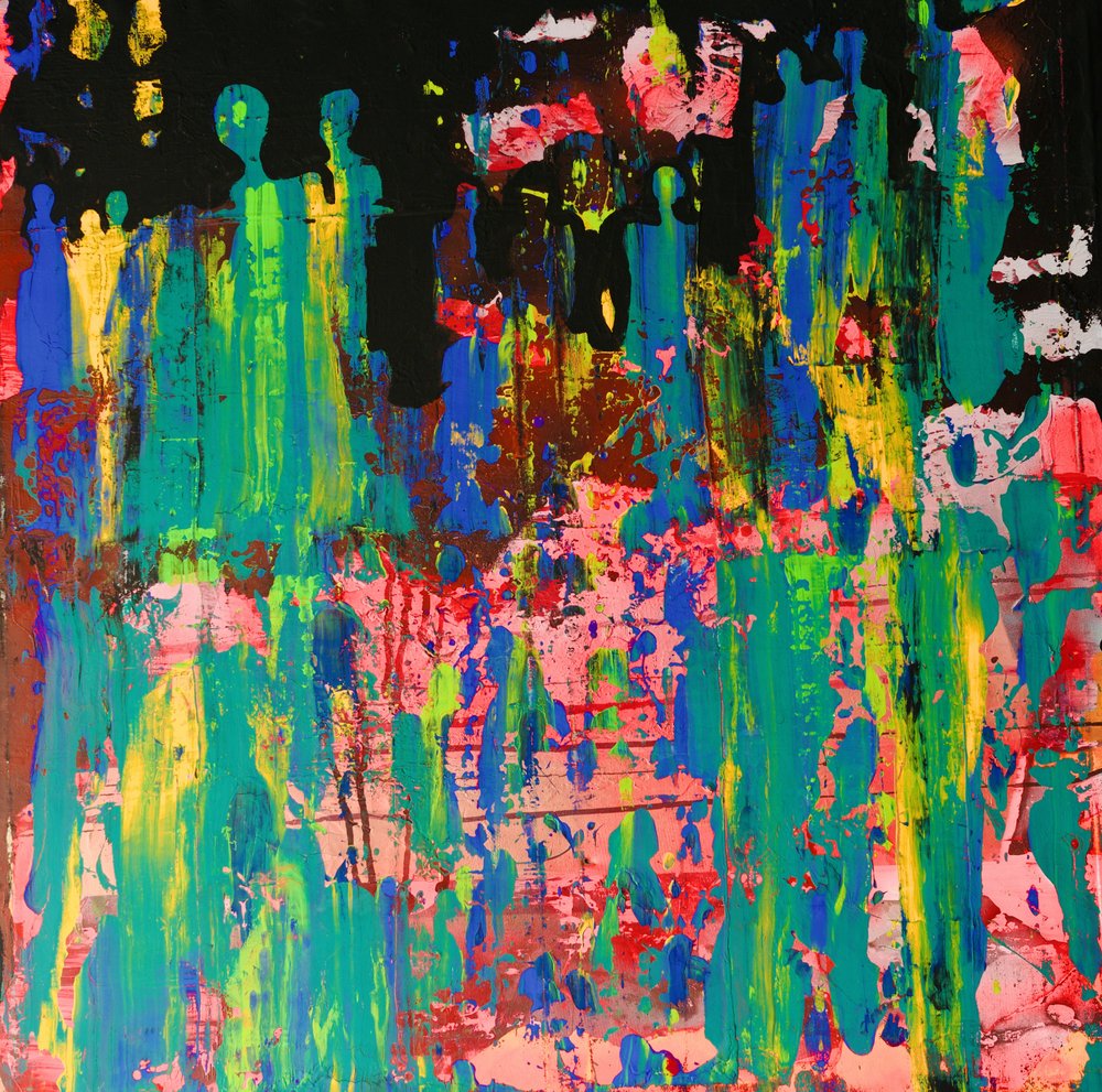 Figure astratte dai colori vivaci da Fredrik Olsen