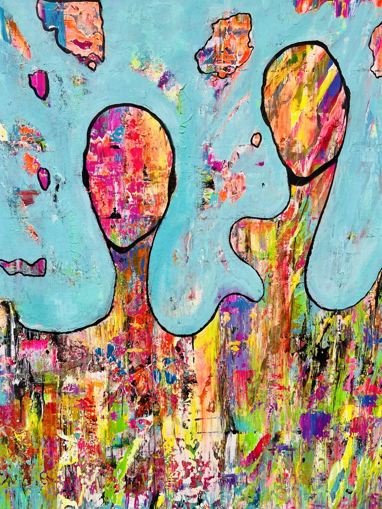 Figure astratte dai colori vivaci da Fredrik Olsen
