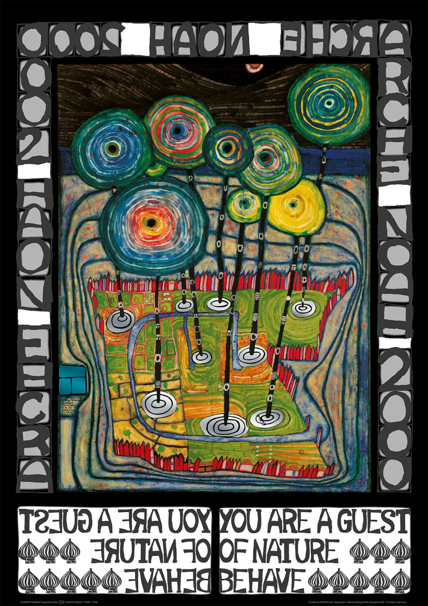 Arca di Noè 2000 (Sei ospite della natura) da Friedensreich Hundertwasser