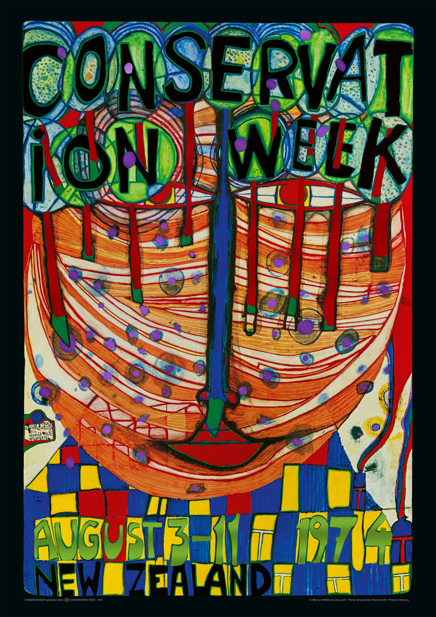 Settimana della conservazione (versione originale) da Friedensreich Hundertwasser