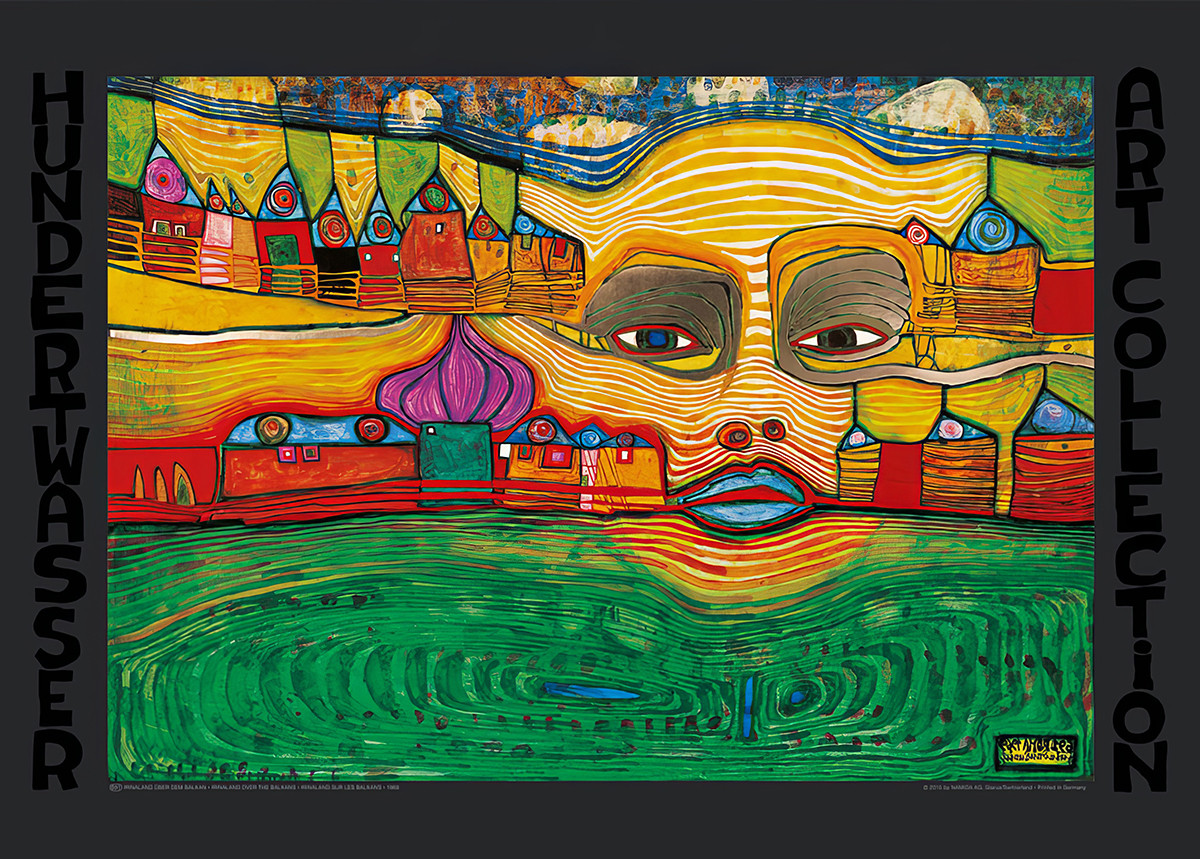 Irinaland sopra i Balcani da Friedensreich Hundertwasser